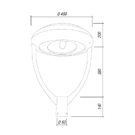 RTS serie, LED straatverlichting, 15W, 2400 lumen, 4000K