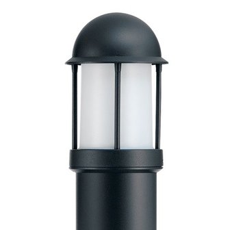 QLA serie, mini lantaarnpaal verlichting, aluminium, E27, 450mm, zwart
