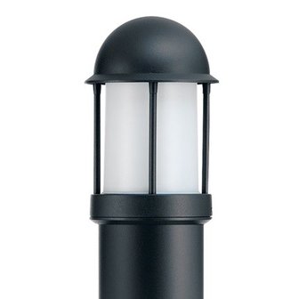 QLA serie, mini lantaarnpaal verlichting, aluminium, E27, 750mm, zwart