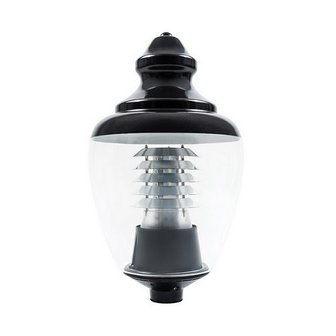 GLP serie, LED straatverlichting, 15W, 1700 lumen, 3000K, zwart