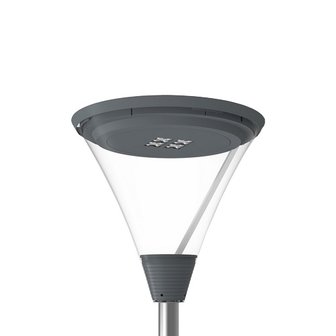 RBP serie, LED straatverlichting, 8W, 1300 lumen, &gt; 160lumen/watt, 4000K, antraciet