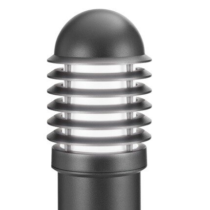 MNZ serie, mini lantaarnpaal verlichting, aluminium, E27, 1000mm, zwart