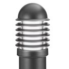 MNZ-serie-mini-lantaarnpaal-verlichting-aluminium-E27-450mm-zwart
